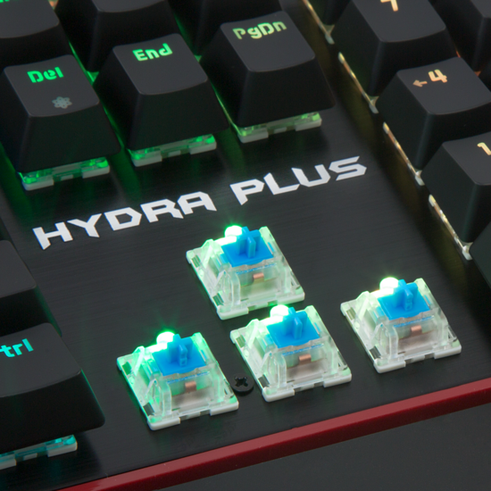 Rampage Hydra R6 Plus RGB mechanisch toetsenbord
