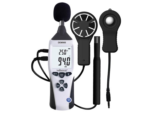 Velleman DEM900 Multifunctionele Omgevingsmeter 5-in-1