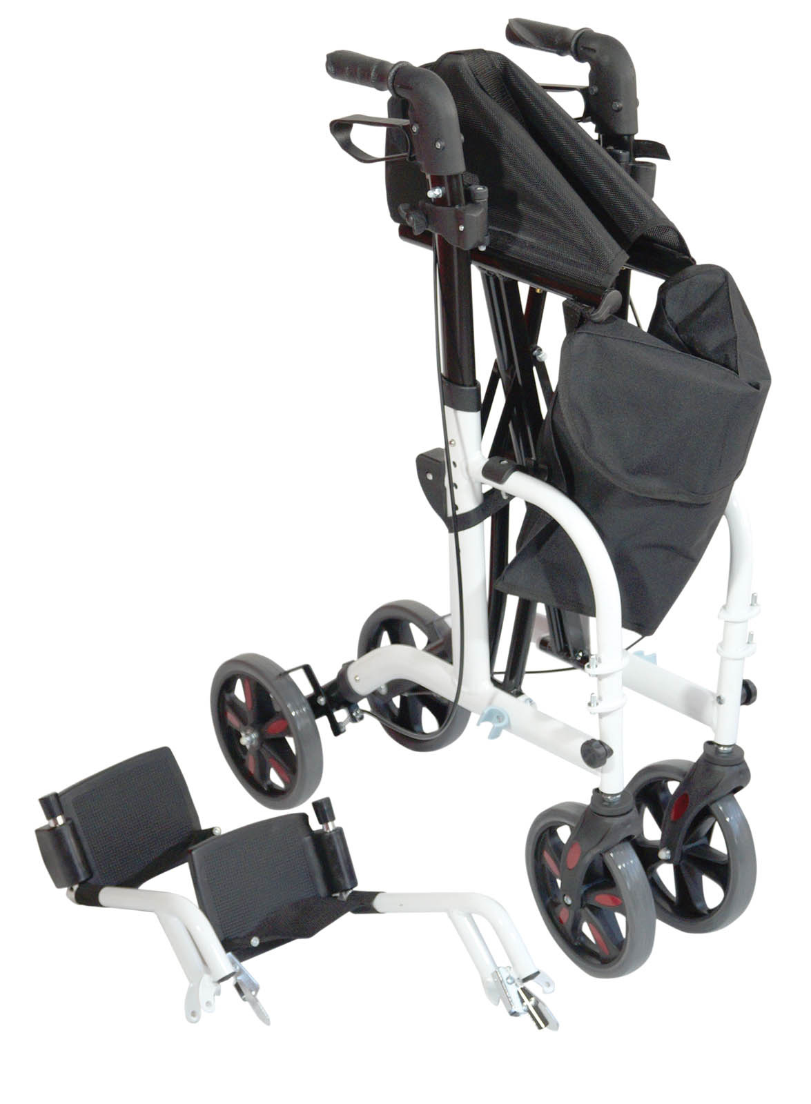 Aidapt VP184GREY 2 in 1 rollator rolstoel grijs