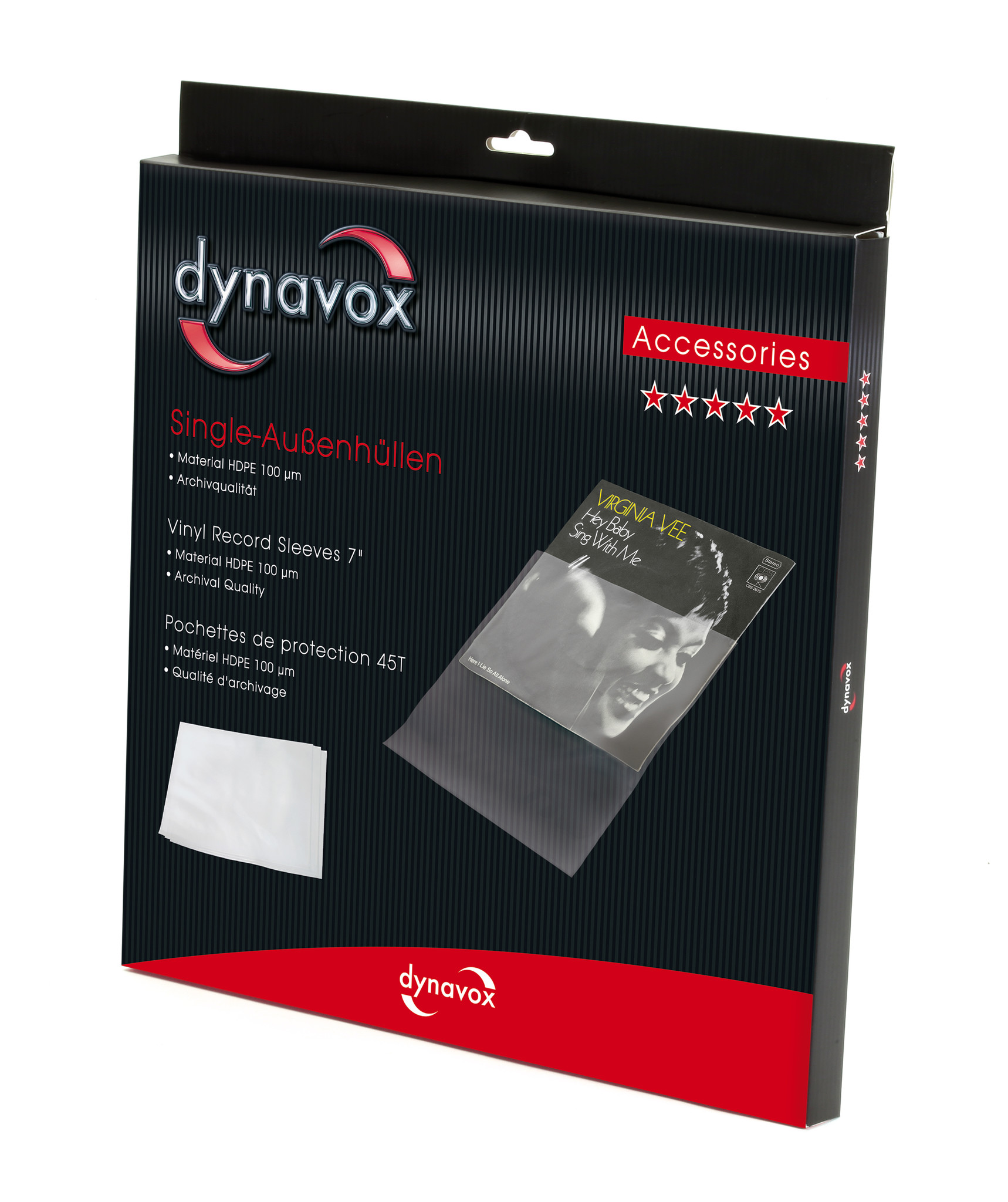 Dynavox hoezen voor singeltjes 50 stuks