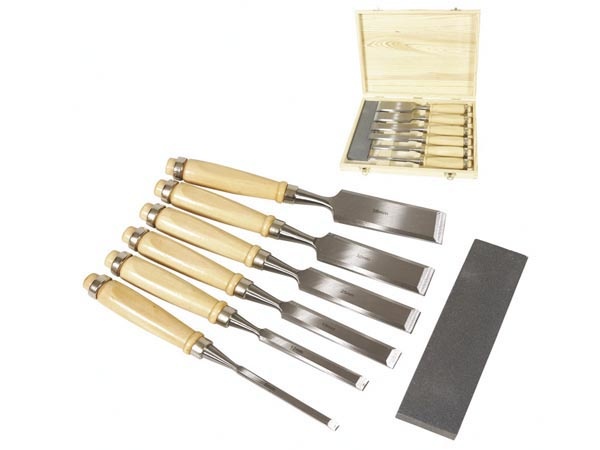 Toolland 6-delige houtbeitel set 6-12-19-25-32-38 mm