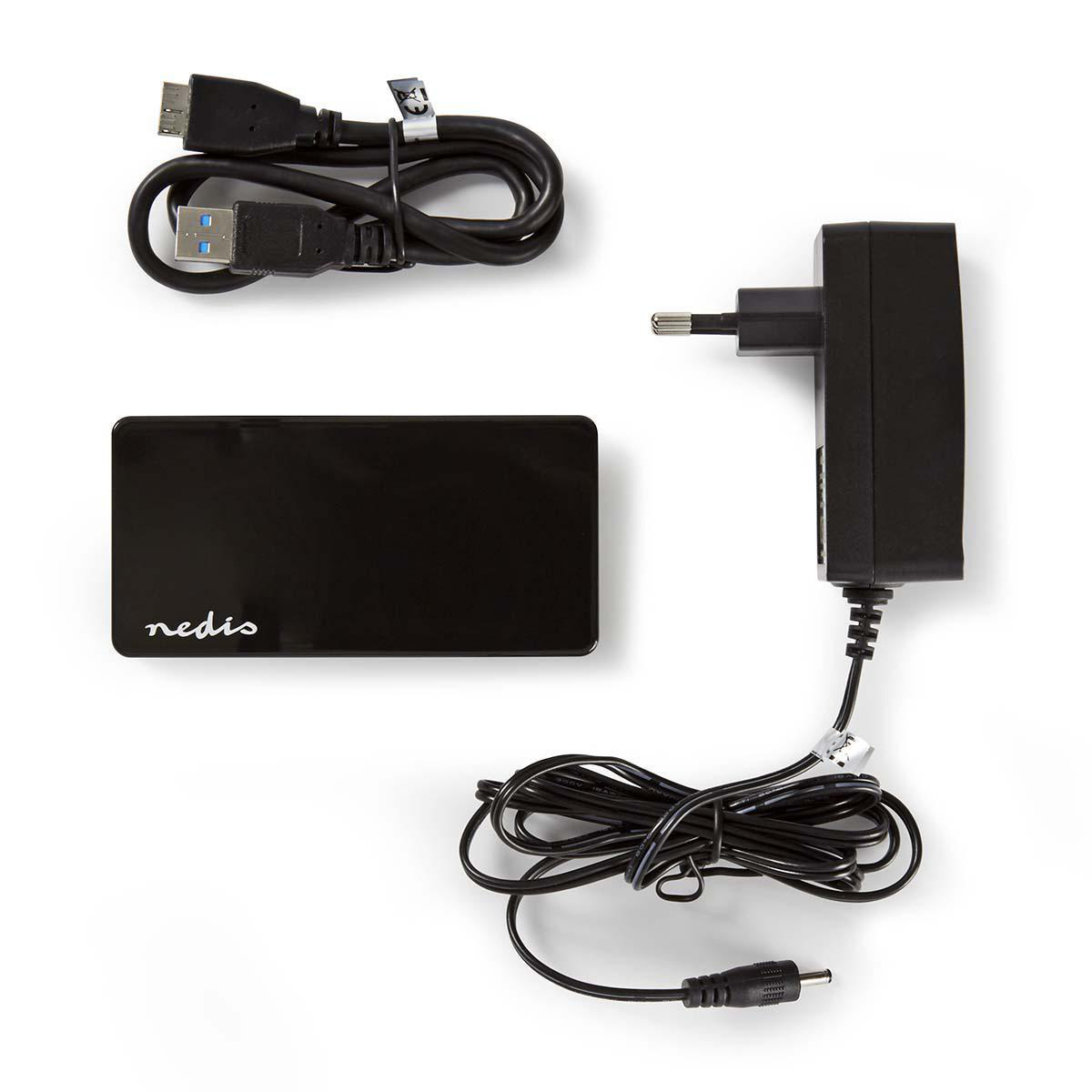 Nedis USB hub 3.0 met externe voeding - (4-poorts)