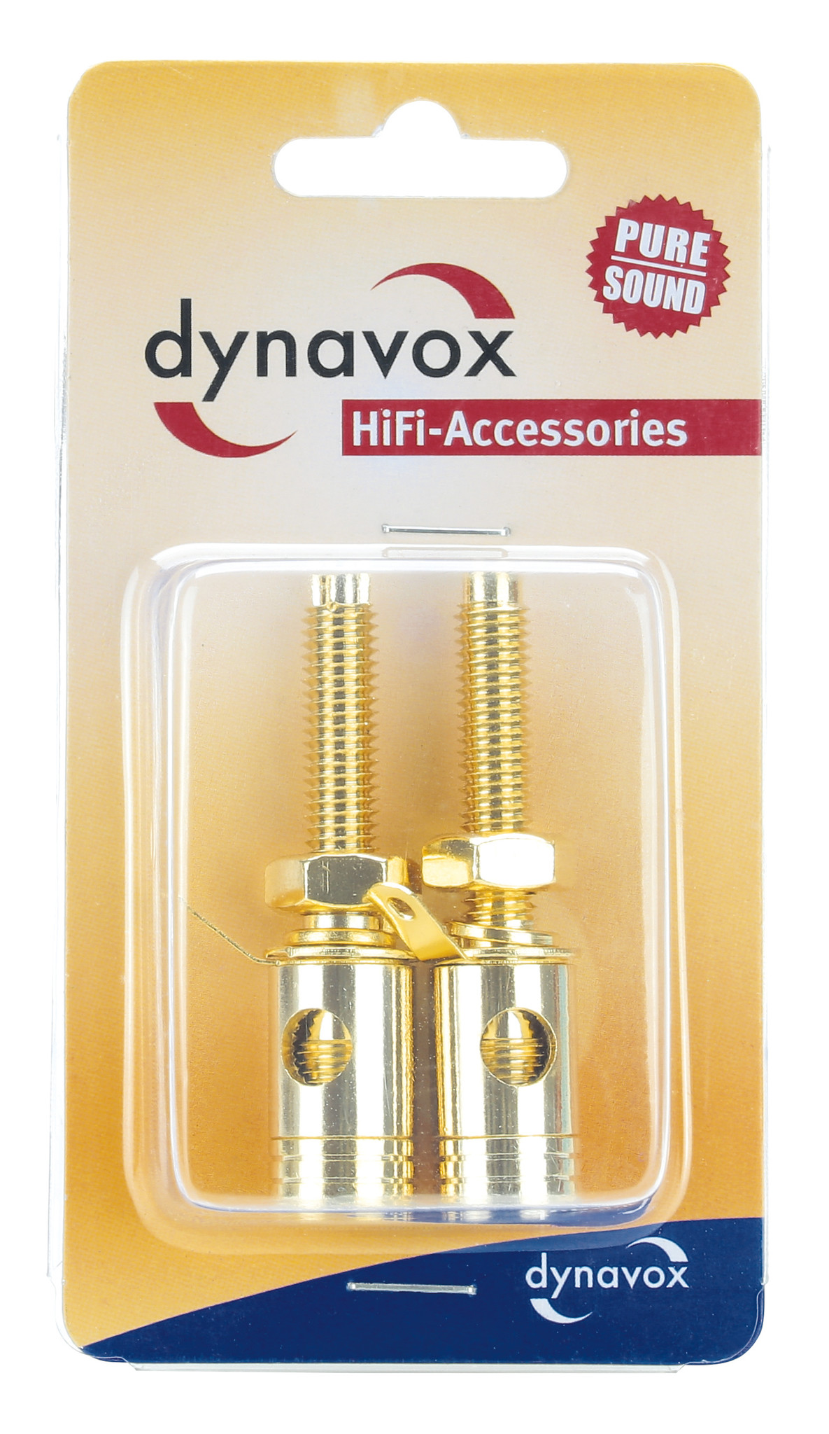Dynavox poolklemmenset Pro VII verguld