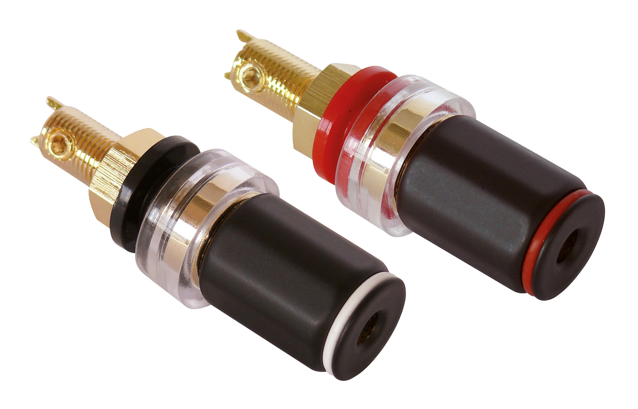 Dynavox banaanstekker set 1x rood - 1x zwart