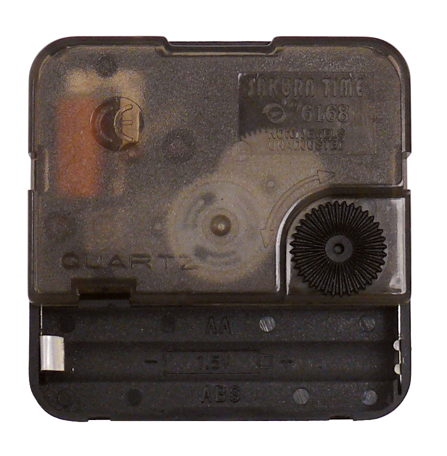 Quartz klok uurwerk met seconden minuten en uren wijzer met korte en lange  wijzers | MaxTotaal.nl