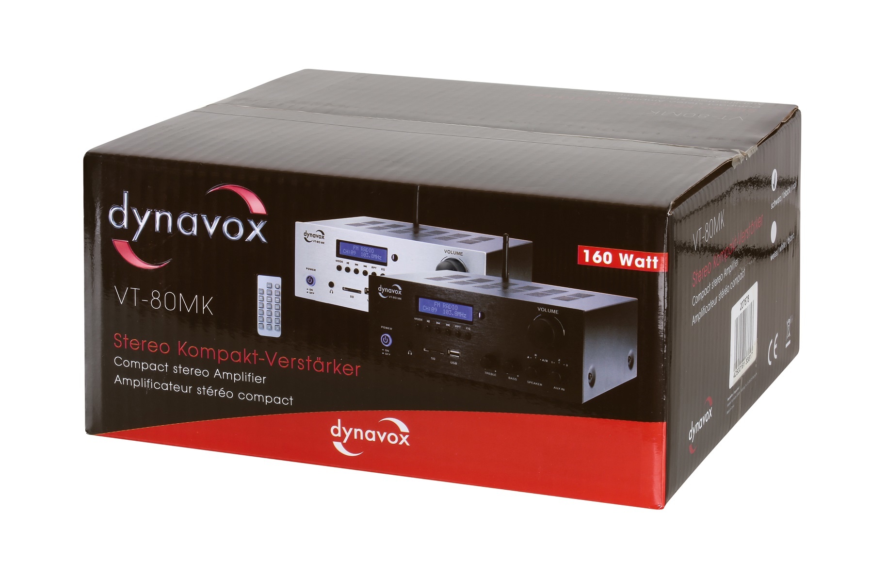 Dynavox VT-80MK stereo versterker met bluetooth en tuner