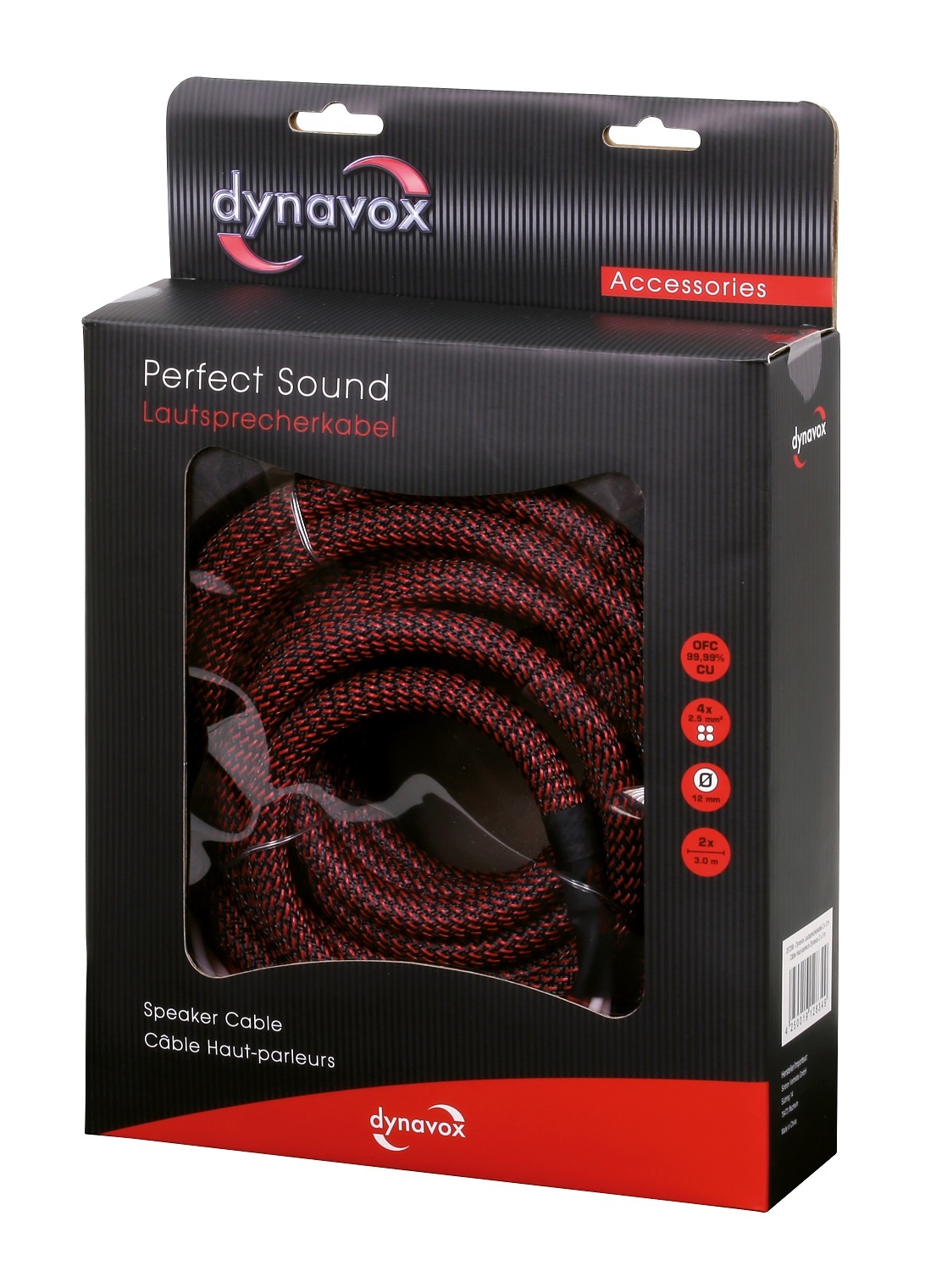 Dynavox High-End twisted Luidspreker kabel 3 meter 2 stuks