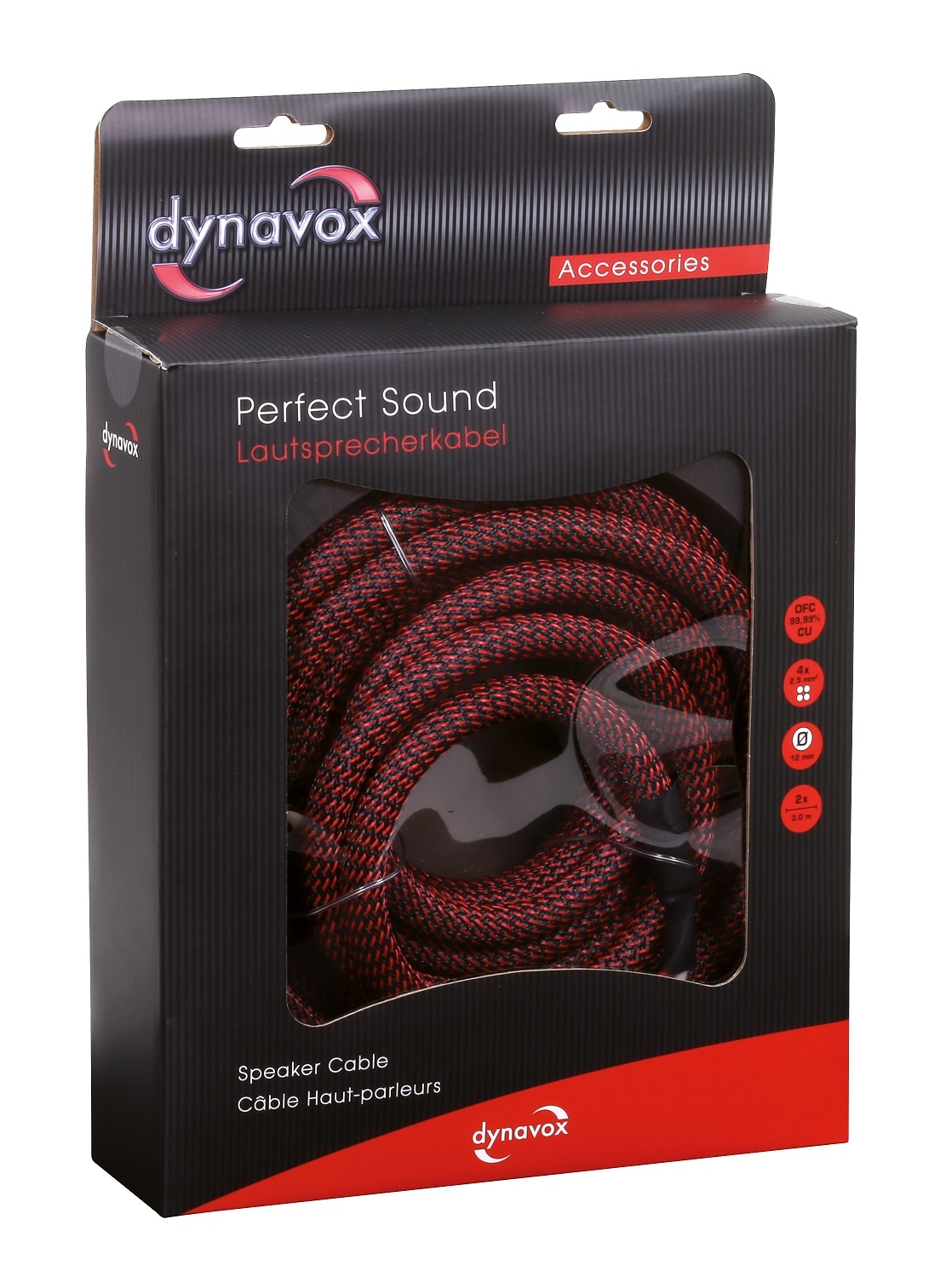 Dynavox High-End twisted Luidspreker kabel 5 meter 2 stuks