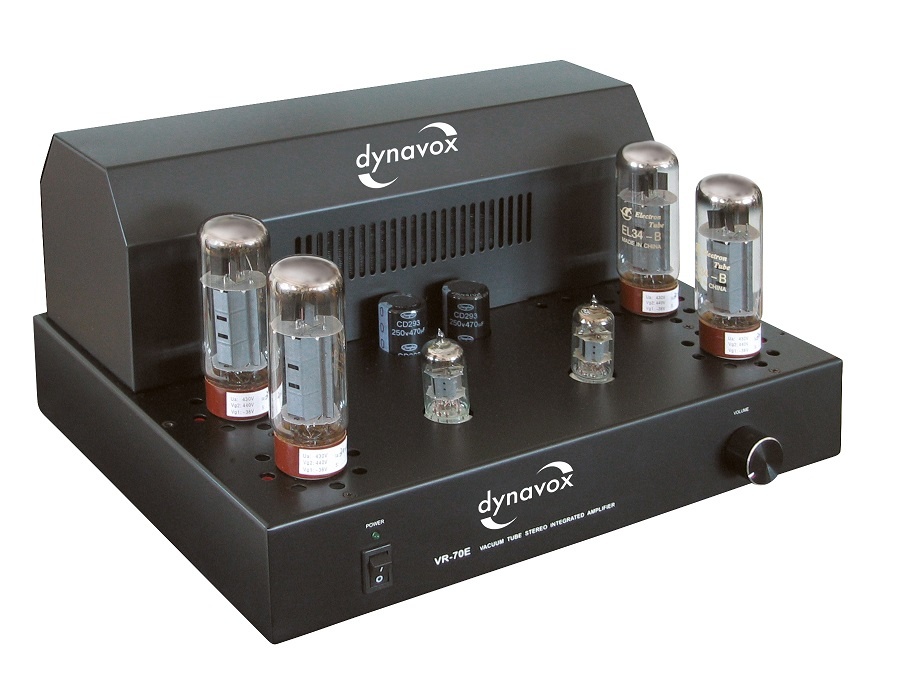 Dynavox VR-70E stereo buizenversterker zwart