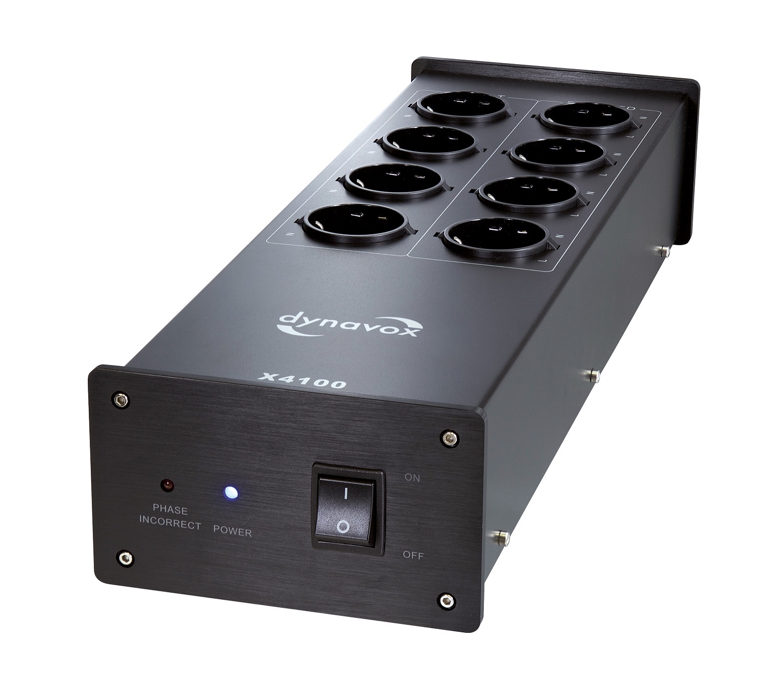 Dynavox X4100B HiFi netfilter stekkerblok zwart
