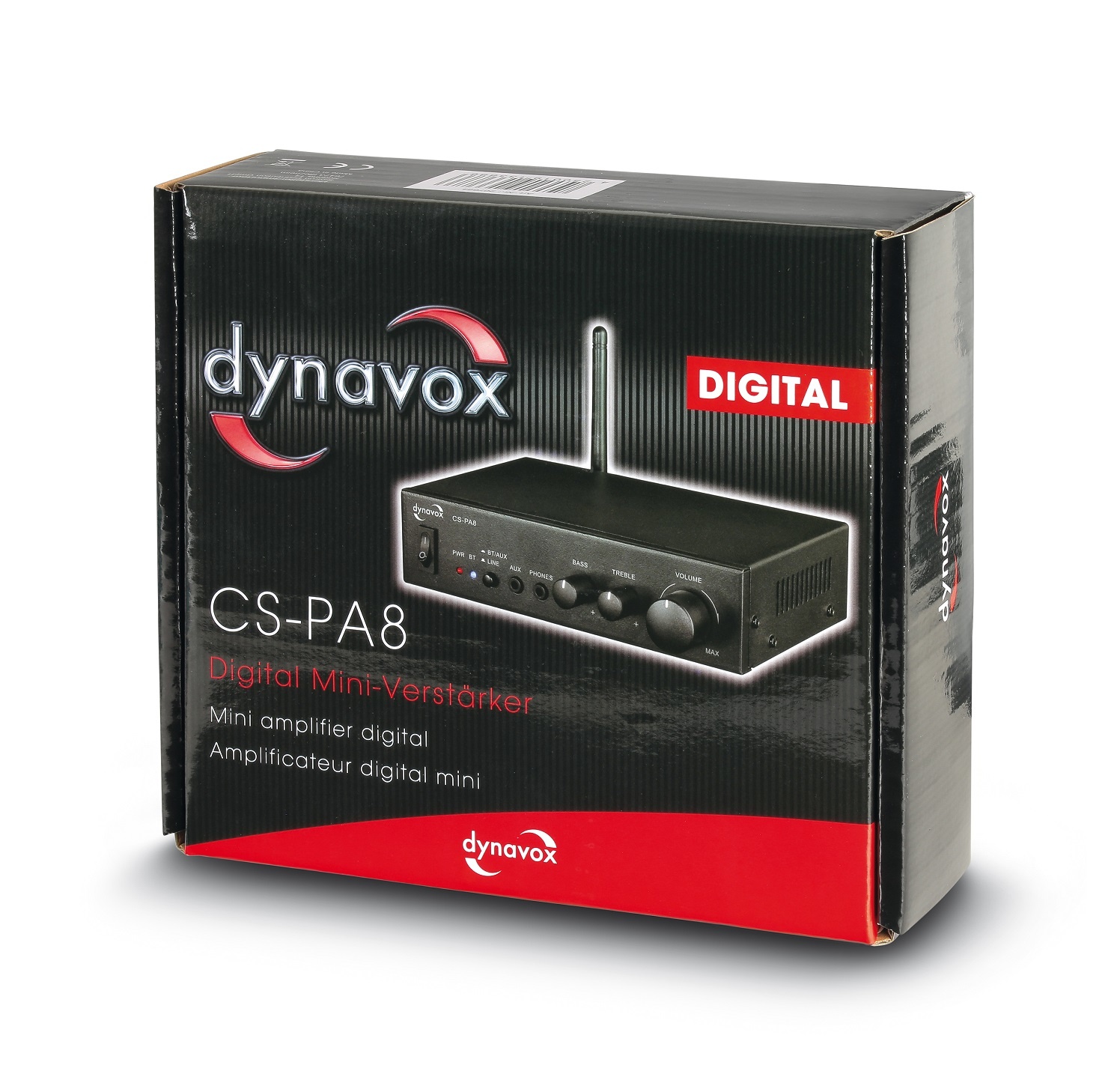 MINI-AMPLI. DYNAVOX CS-PA8 BLUETOOTH 2x10W RMS