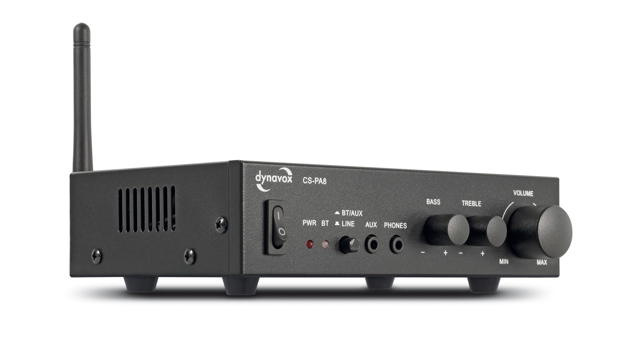 Dynavox CS-PA8 digitale miniversterker met Bluetooth zwart