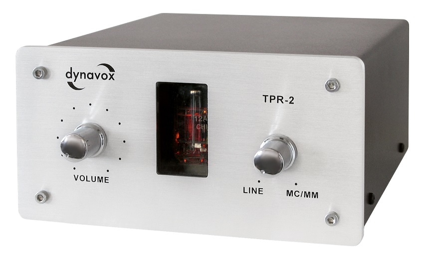 Dynavox TPR-2 zilver buizen voorversterker line en phono