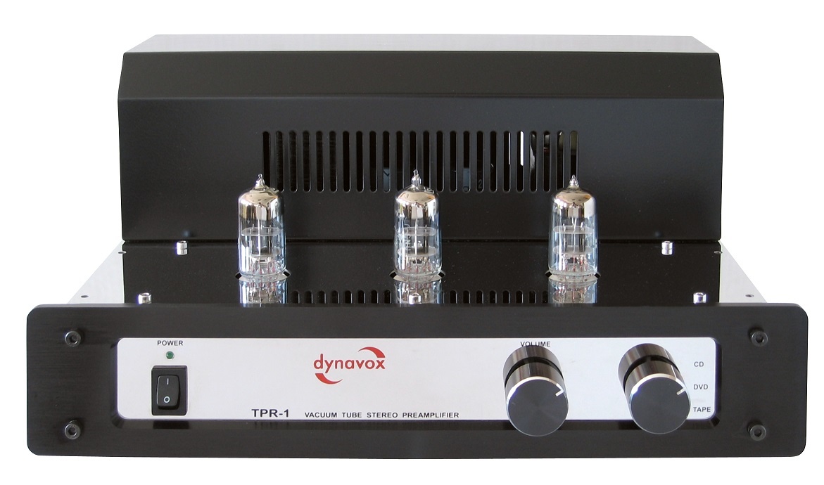 Dynavox TPR-1 buizen voorversterker chrome - 6N3 buizen