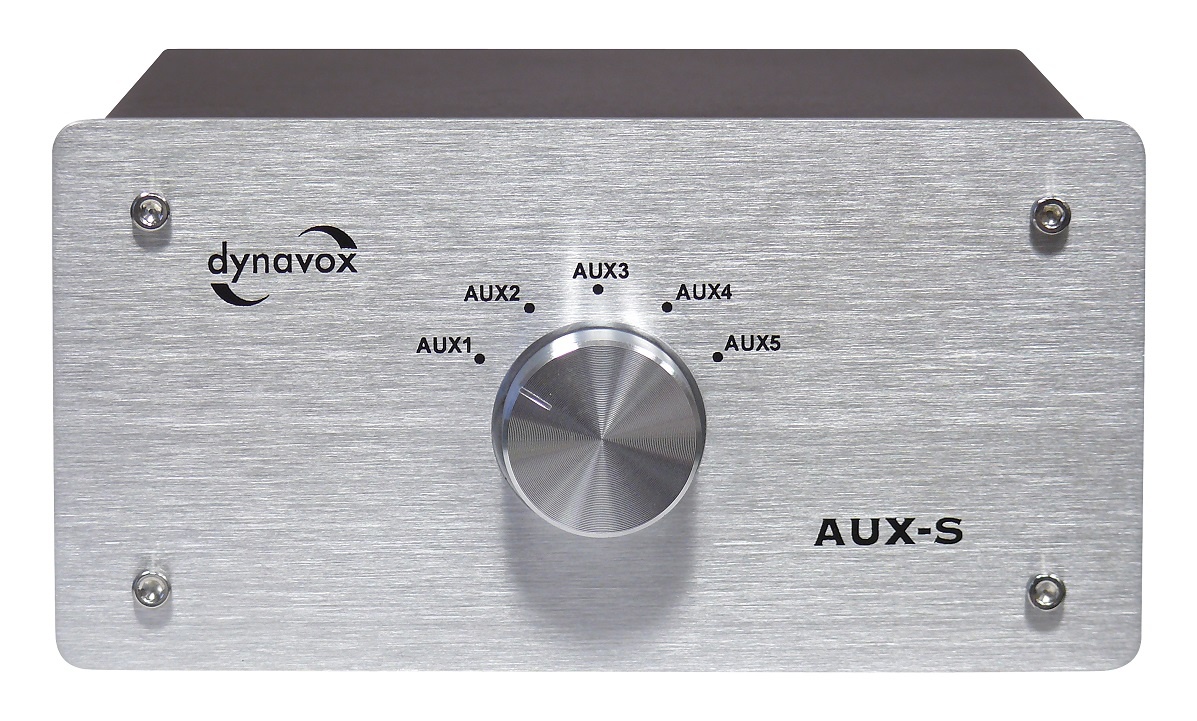 Dynavox AUX-S ingang uitbreider zilver 5 extra ingangen