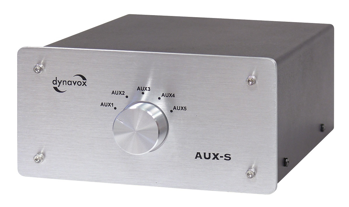 Dynavox AUX-S ingang uitbreider zilver 5 extra ingangen