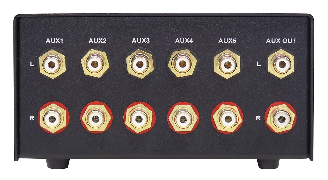 Dynavox AUX-S ingang uitbreider zilver 5 extra ingangen