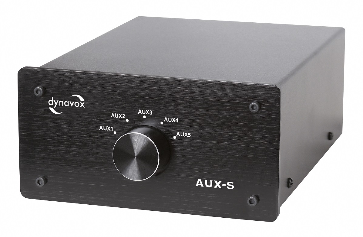 Dynavox AUX-S ingang uitbreider zwart 5 extra ingangen