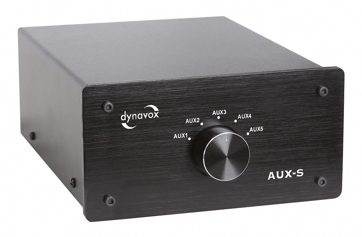 Dynavox AUX-S ingang uitbreider zwart 5 extra ingangen