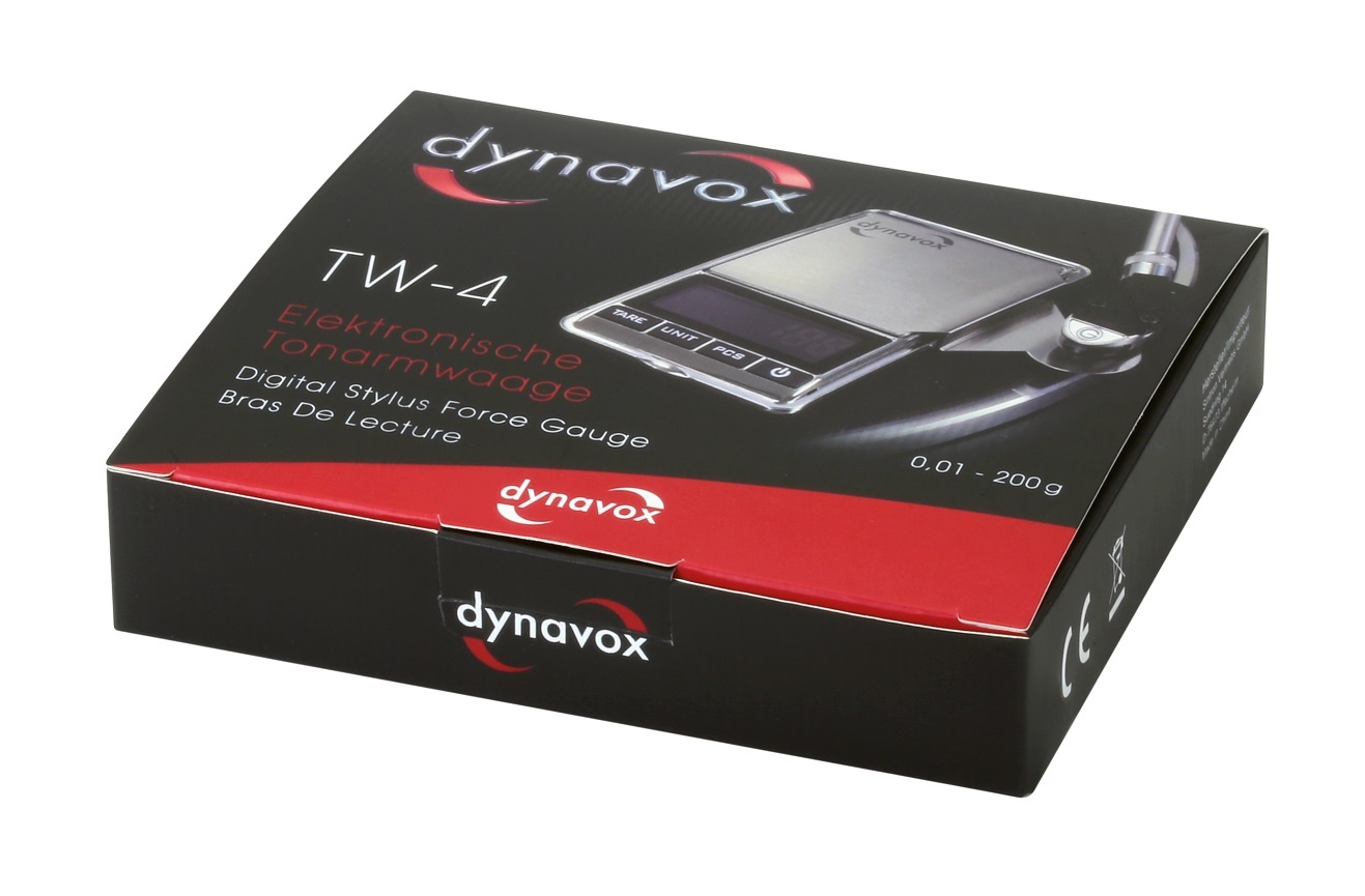 Dynavox TW-4 naalddrukmeter en weegschaal 0,01 gram nauwkeurig