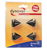 Dynavox Dynavox spikes 4 stuks in het zwart