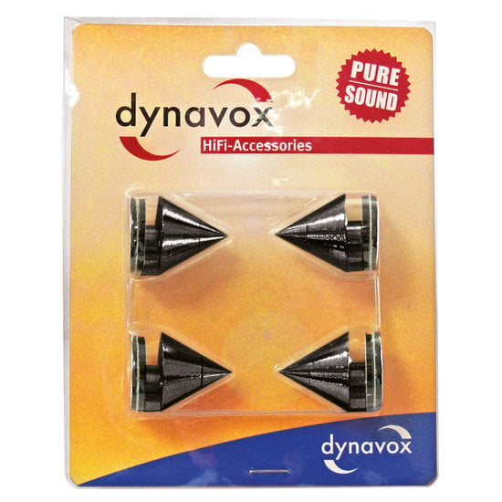 Dynavox Dynavox spikes 4 stuks in het zwart