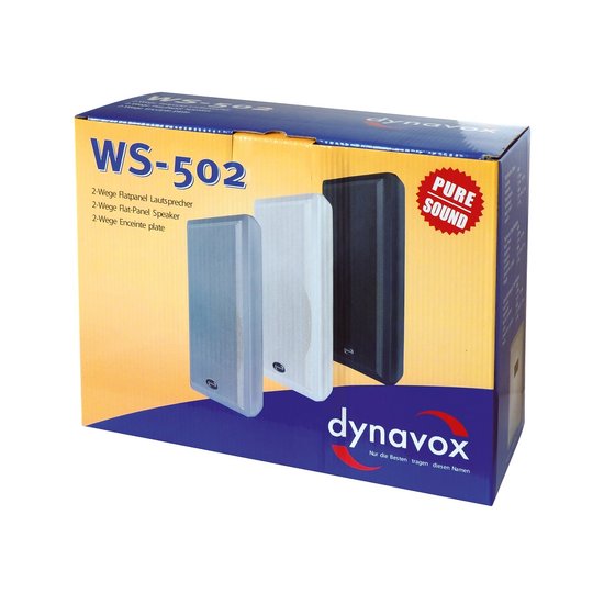 Dynavox Dynavox WS-502 platte luidspreker set 40 watt - wit
