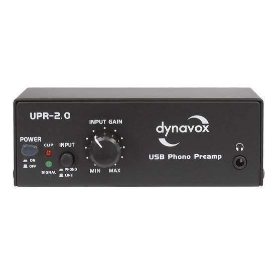 Dynavox Dynavox UPR-2.0 USB pick up voorversterker - zwart