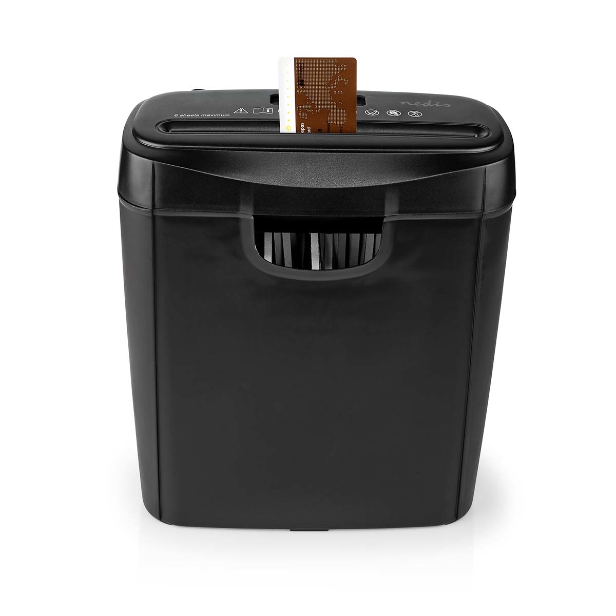 Nedis PASH112BKA4 Papierversnipperaar voor 6x A4 papier