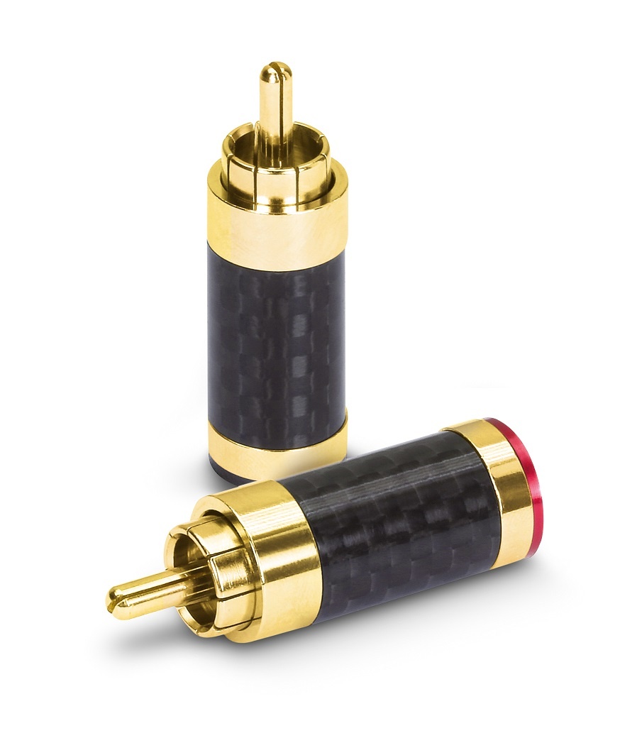 Dynavox hoogwaardige cinch carbon - set van 4 pluggen