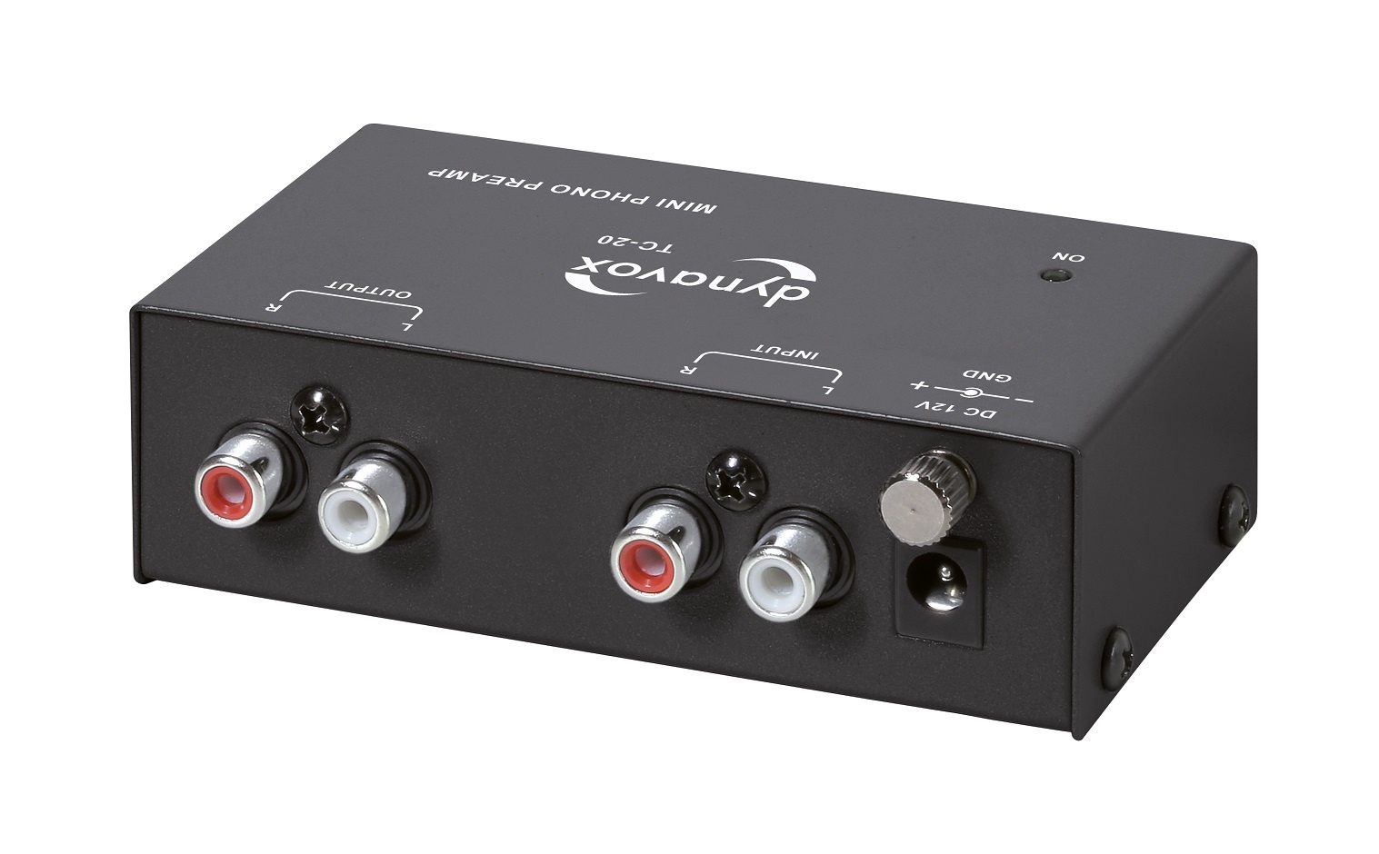 Dynavox TC20 phono voorversterker zwart