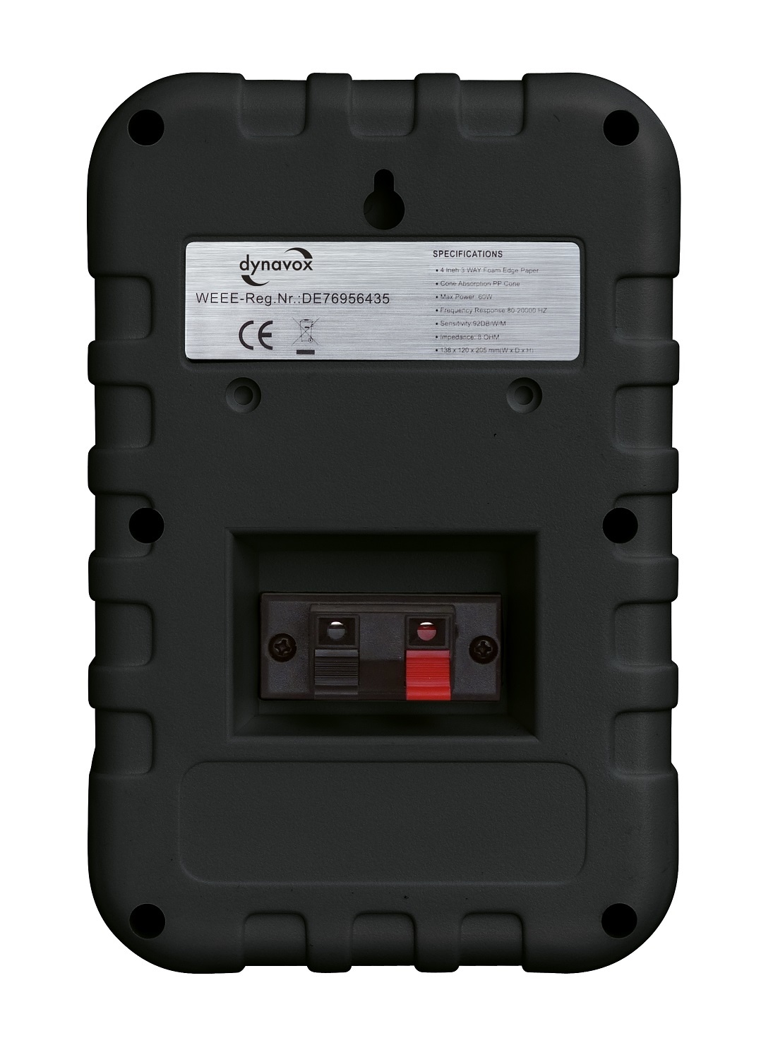 Dynavox mini luidsprekerset 100 watt in het zwart