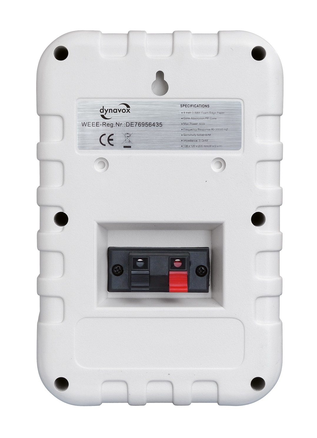 Dynavox mini luidsprekerset 100 watt in het wit
