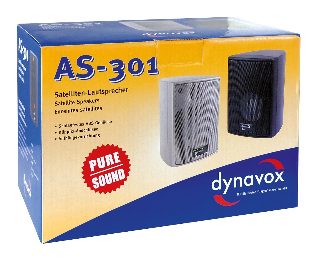 Dynavox Boxenset 60 Watt in het zilver
