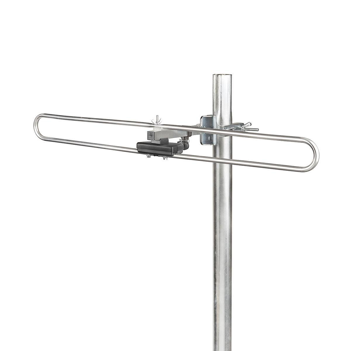 Nedis DAB+-Antenne voor Buiten | Passief | Ontvangstbereik: 0-50 km | Versterking: 4 dB | Aluminium