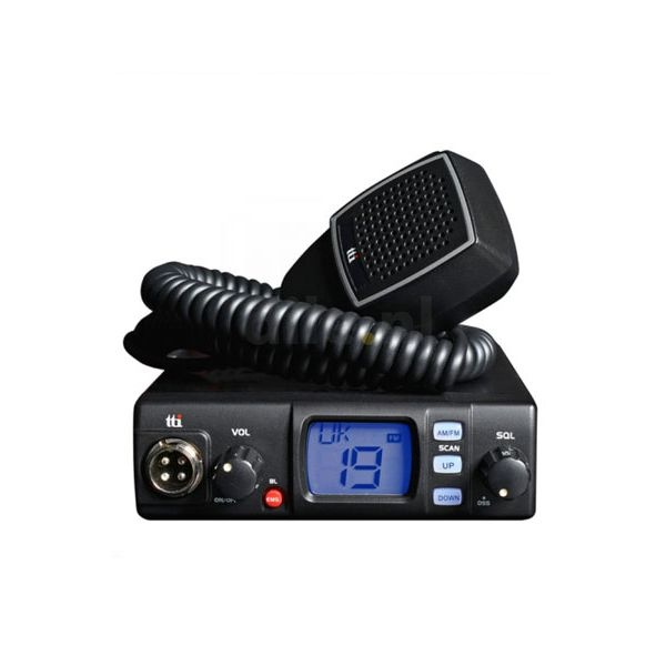 TTI TCB 560 Multi channel AM/FM - CB radio - 12/24 volt 27 MC bakje