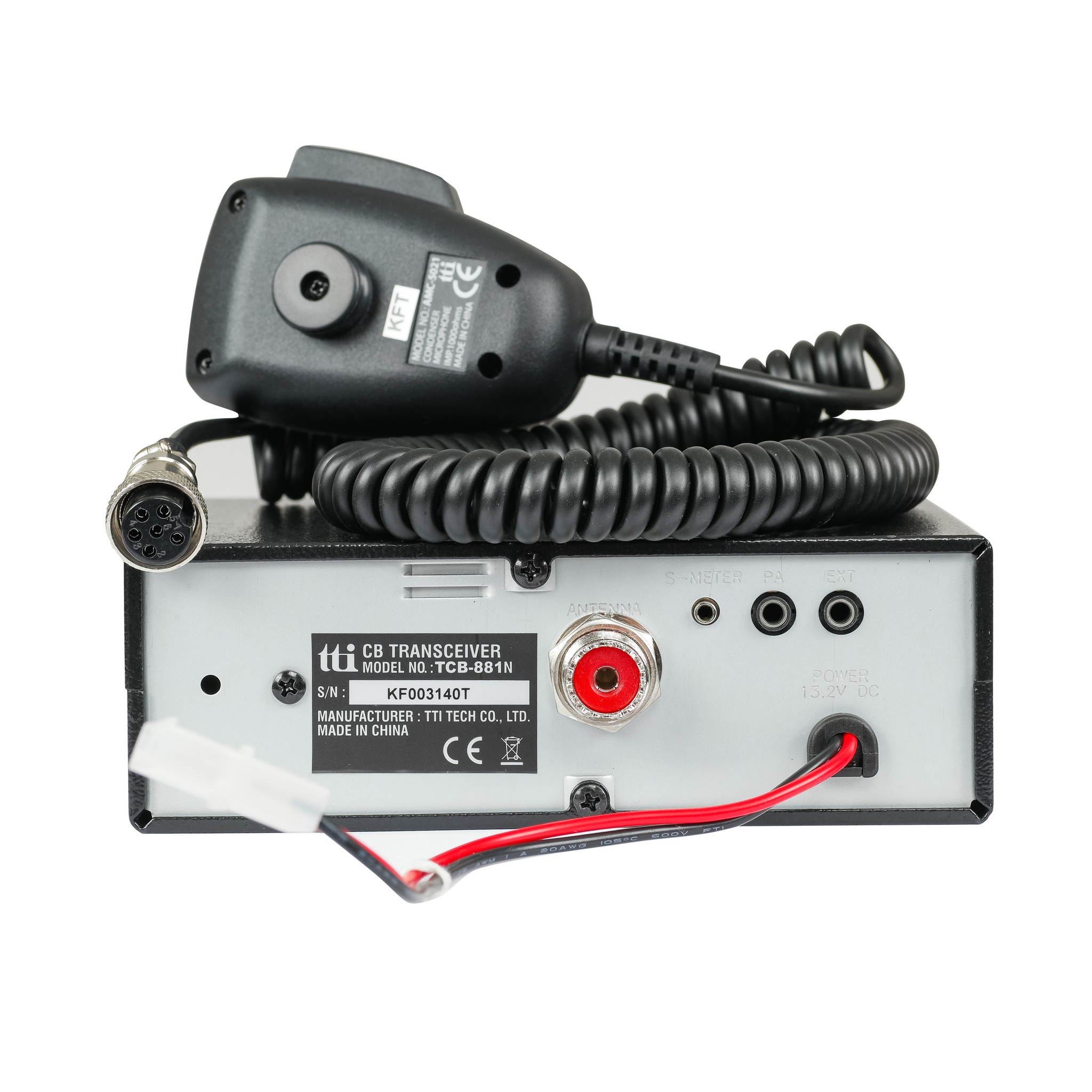 TTI TCB 881N Multi channel AM/FM - CB radio - 12/24 Volt 27MC bakje