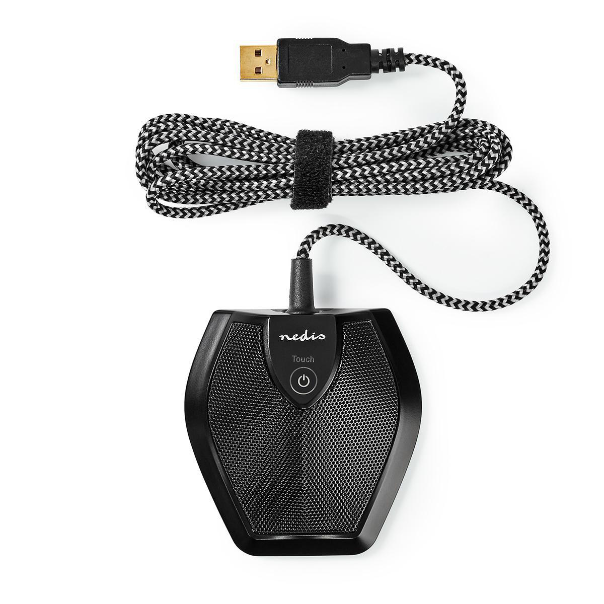 Nedis Microfoon | Voor gebruik met: Desktop / Notebook | Bedraad | 1x USB
