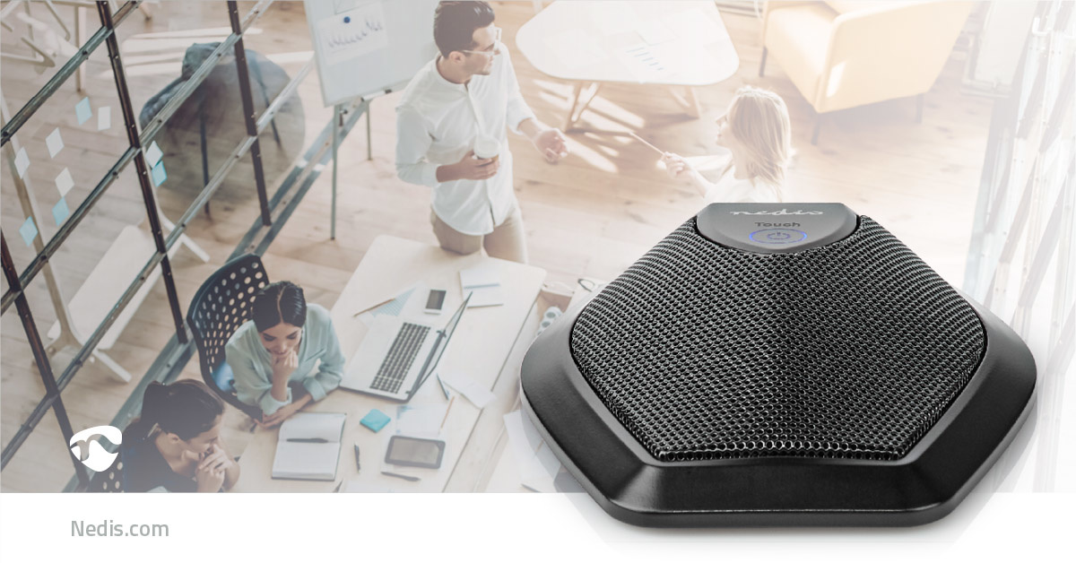 Nedis Microfoon | Voor gebruik met: Desktop / Notebook | Bedraad | 1x USB