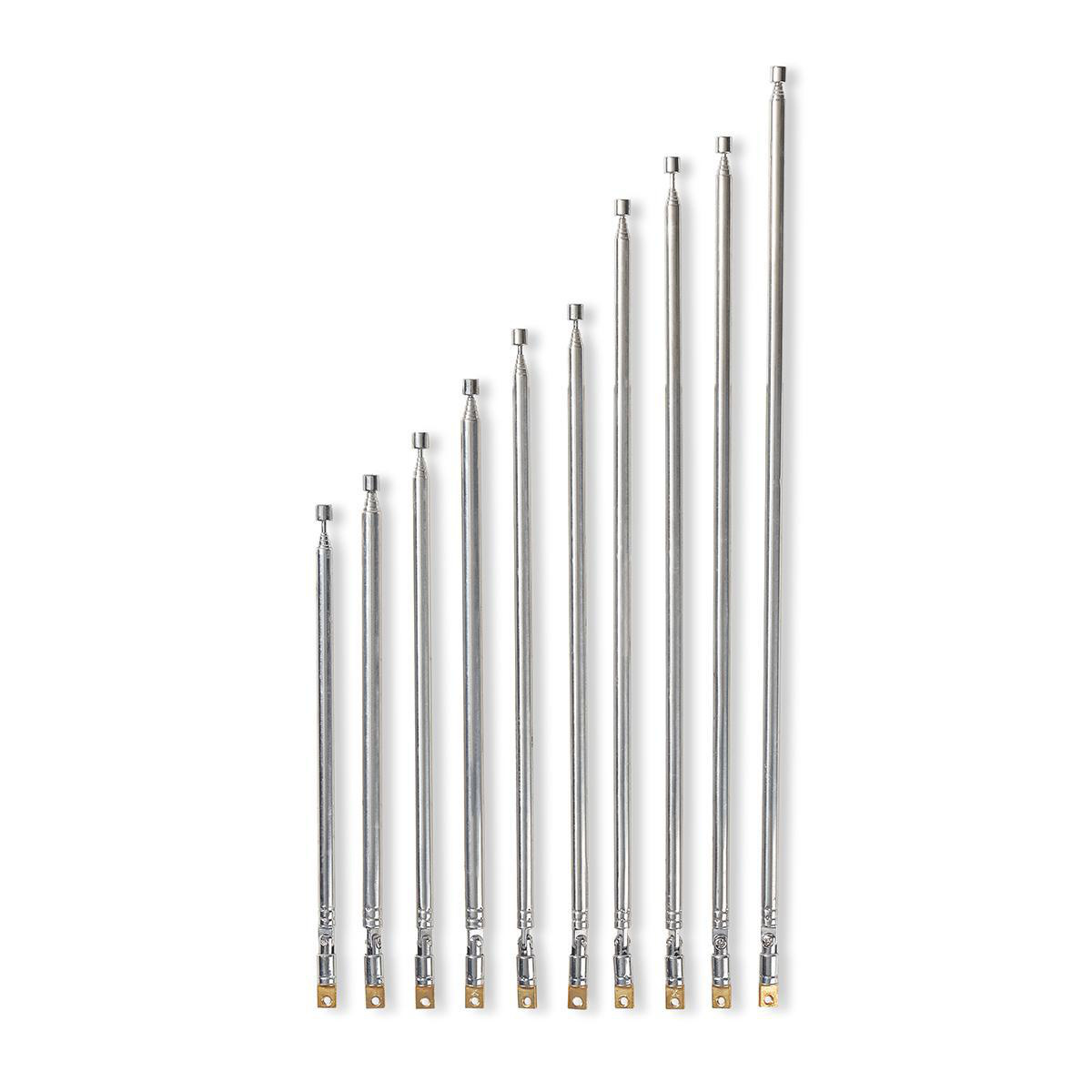 Nedis FM telescoop antenne set van 10 stuks diverse lengtes