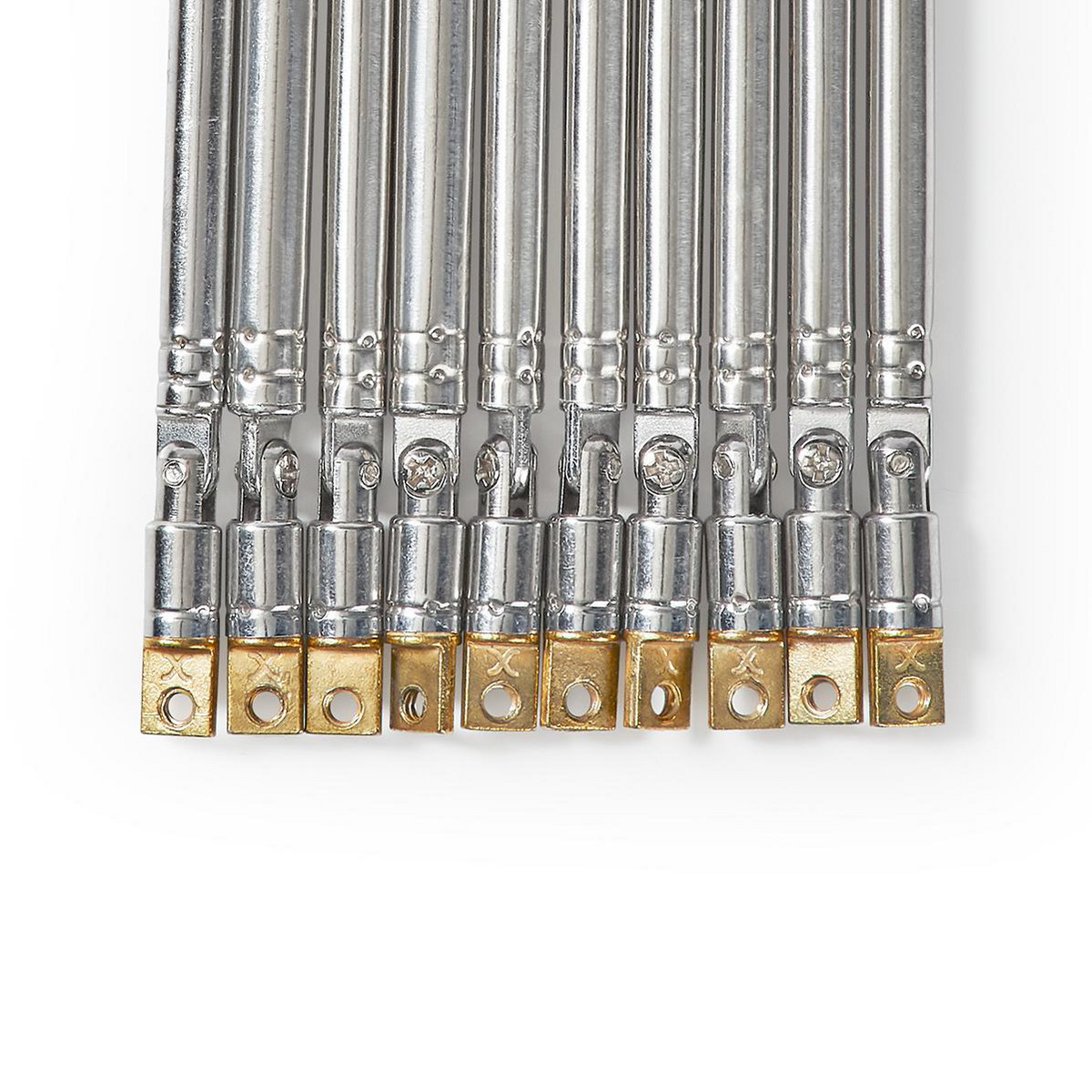 Nedis FM telescoop antenne set van 10 stuks diverse lengtes