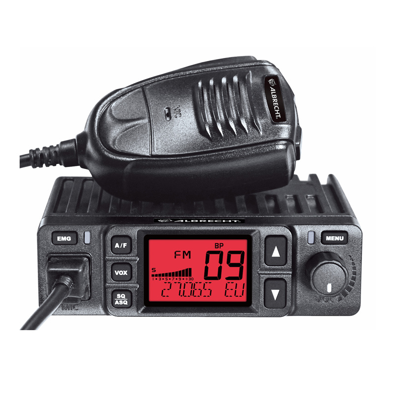 Albrecht AE6290 12/24 Volt CB-Radio Vox-handsfree Repeaterfunctie voor extra bereik