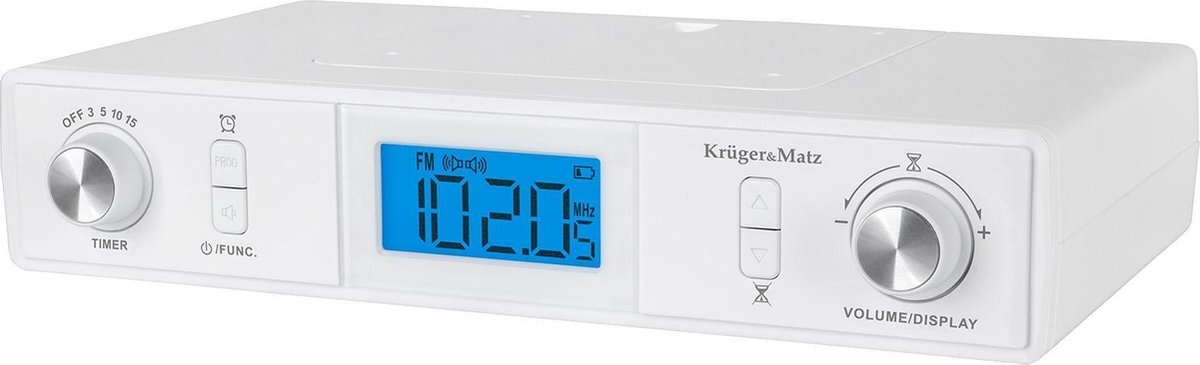 Krüger&Matz KM0817 onderbouwradio met FM en Bluetooth