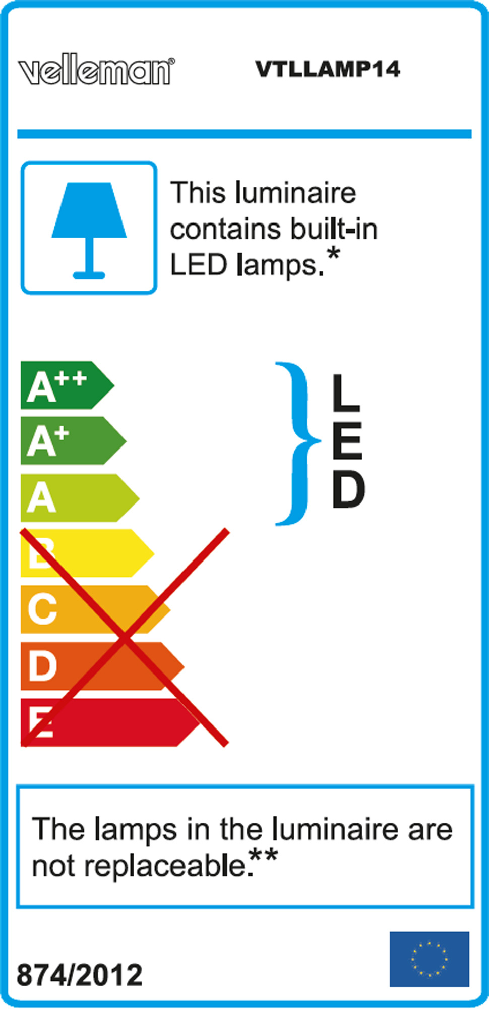 Velleman VTLLAMP14 tafel LED loeplamp 3 dioptrie