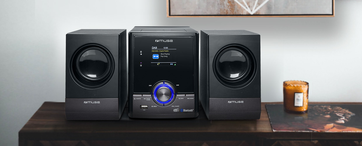 Muse M-50DBT Microset met CD, DAB+, USB en Bluetooth