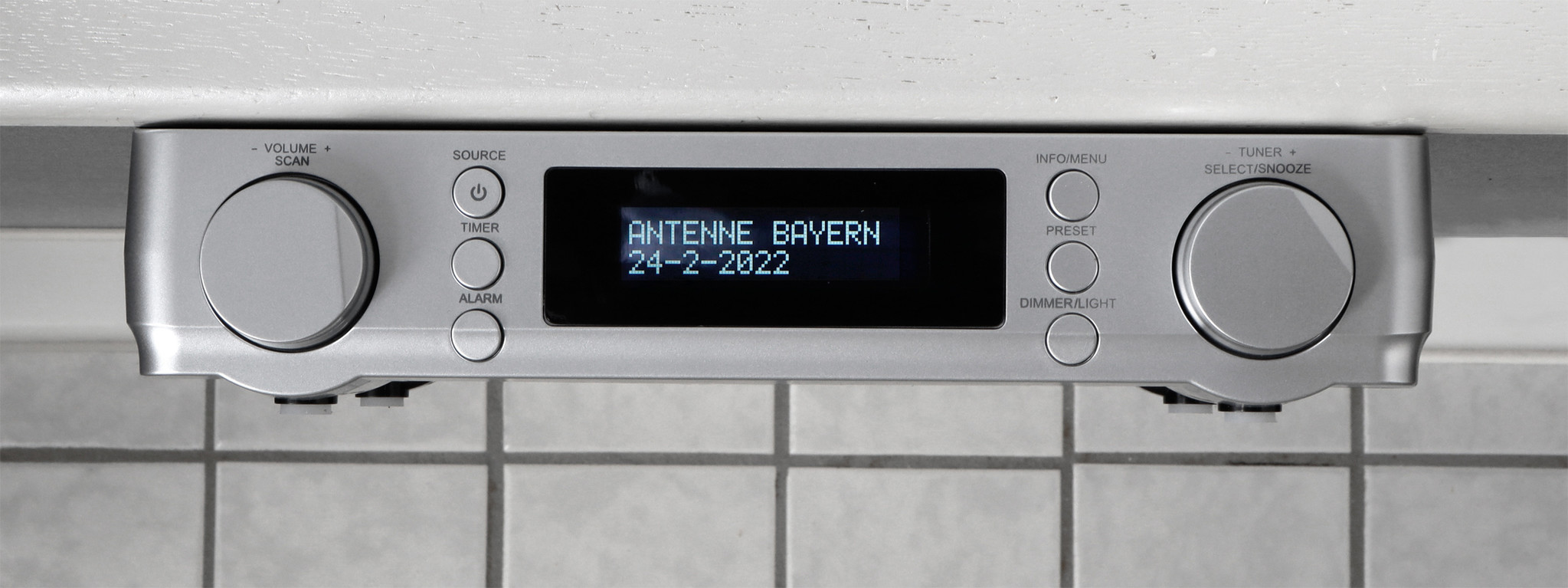 Soundmaster UR2022SI - DAB+ keukenonderbouwradio