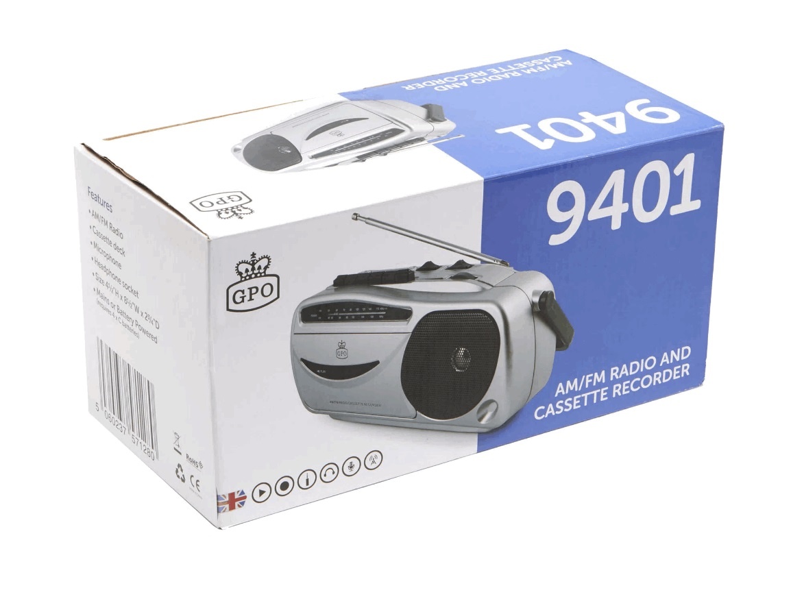 GPO W09401 radio cassette recorder