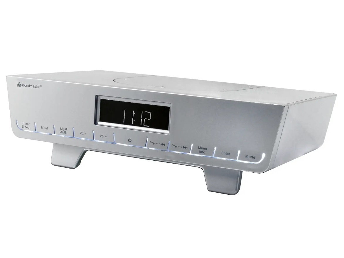 Soundmaster UR2016SI - Keuken onderbouwradio met klok en timer