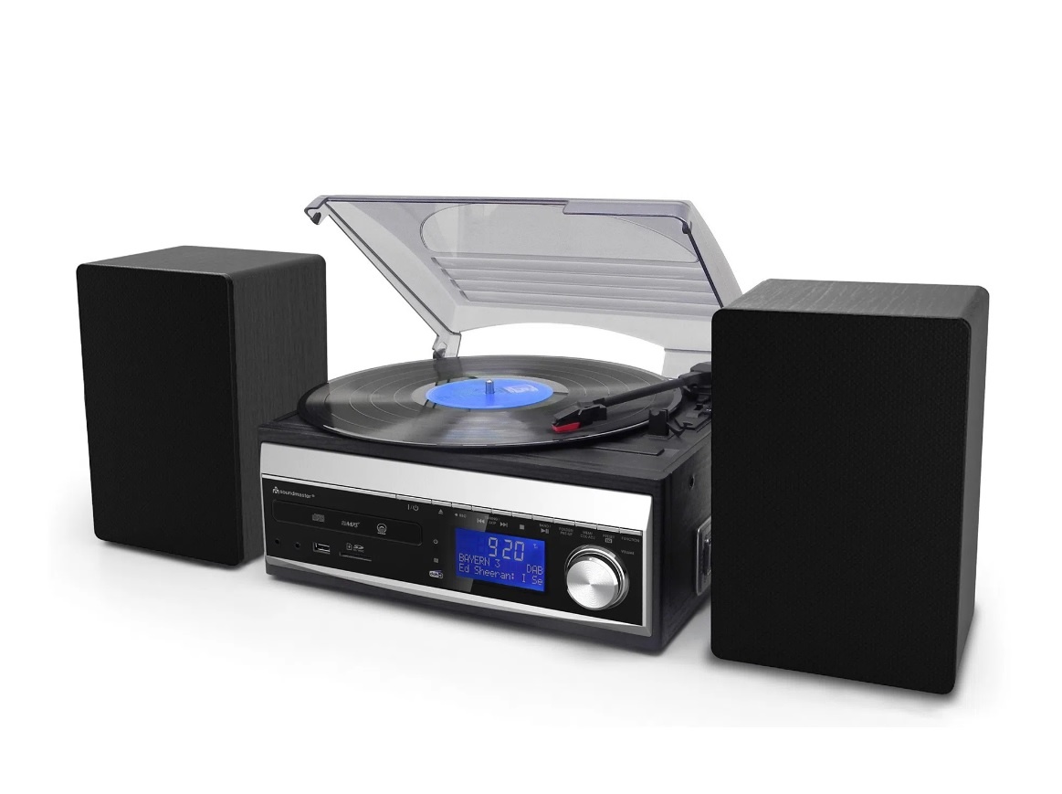 Soundmaster MCD1820SW - Stereo muziek center - DAB+ - platenspeler