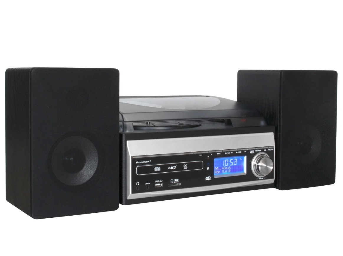 Soundmaster MCD1820SW - Stereo muziek center - DAB+ - platenspeler